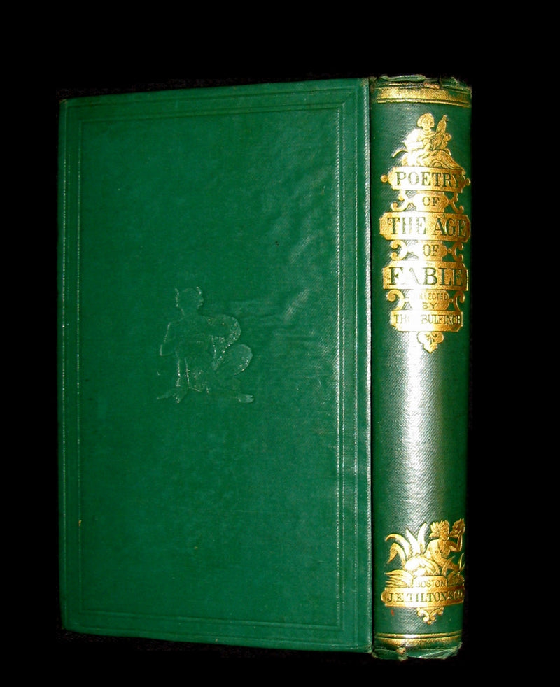1863 Rare Book - Poetry of the AGE of FABLE - The Legends of Classical Mythology.