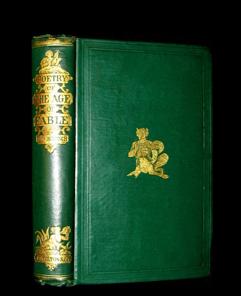 1863 Rare Book - Poetry of the AGE of FABLE - The Legends of Classical Mythology.