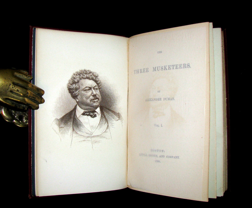 1890 Rare Book set - The Three Musketeers by Alexandre Dumas.