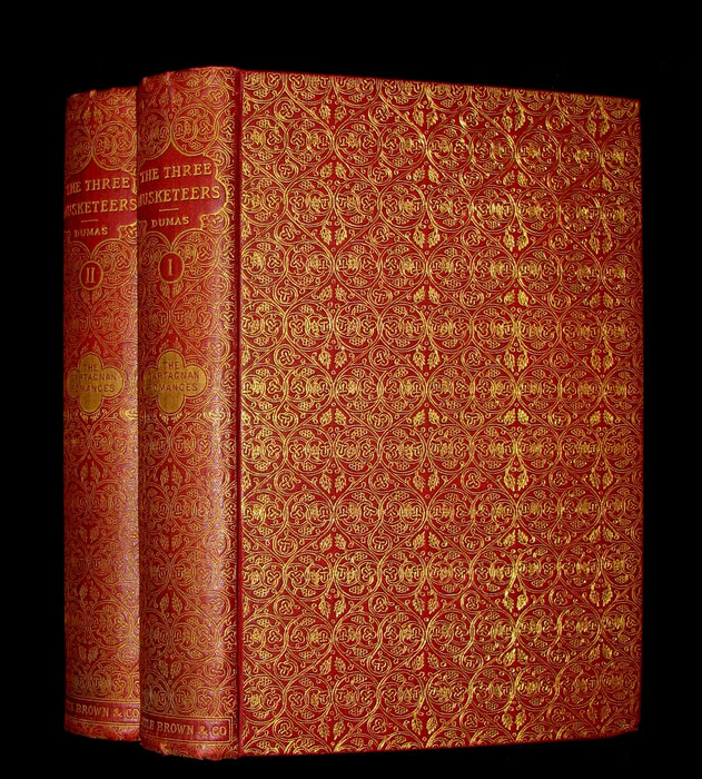 1890 Rare Book set - The Three Musketeers by Alexandre Dumas.