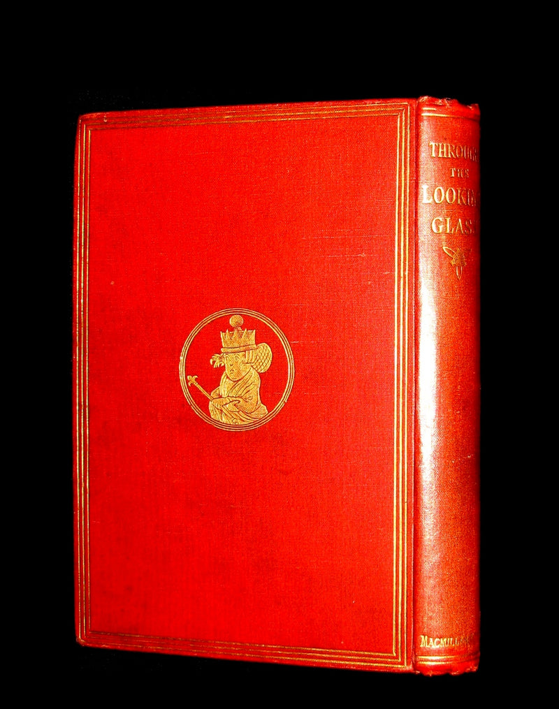 1877 Rare Victorian Book - Through the Looking Glass, and What Alice Found There by Lewis Carroll.