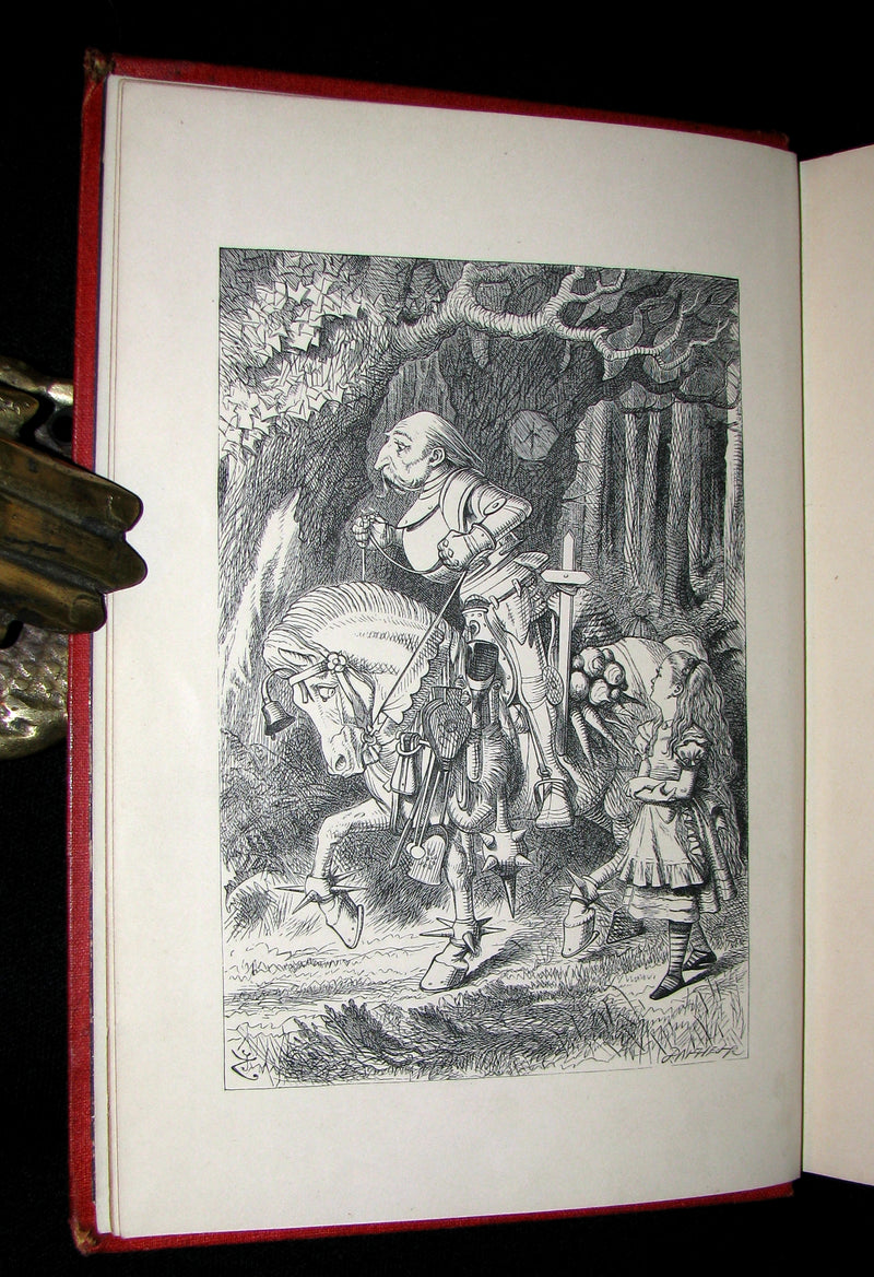 1877 Rare Victorian Book - Through the Looking Glass, and What Alice Found There by Lewis Carroll.