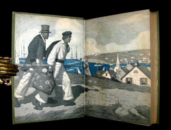1930 Scarce Edition - Moby Dick or The White Whale by Herman Melville, illustrated by Mead Schaeffer
