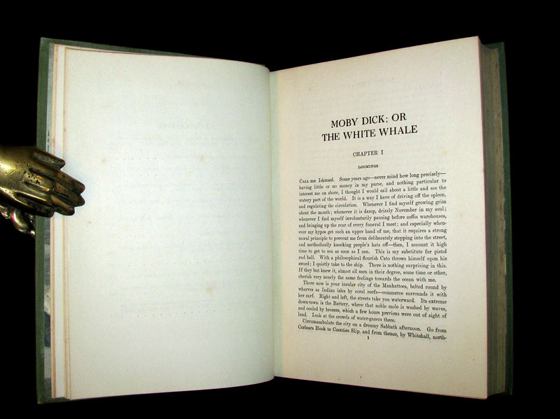 1930 Scarce Edition - MOBY DICK or The White Whale by Herman Melville illustrated by Mead Schaeffer.