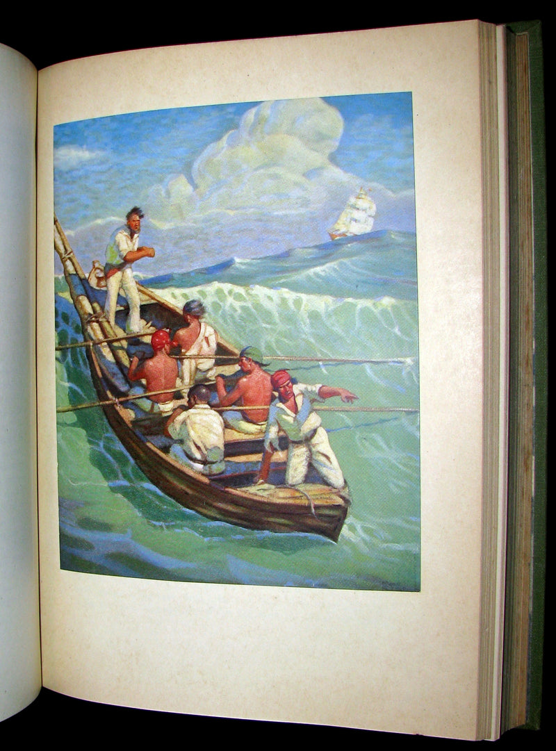 1930 Scarce Edition - MOBY DICK or The White Whale by Herman Melville illustrated by Mead Schaeffer.