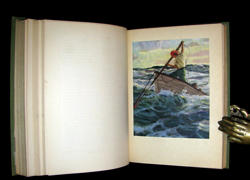 1930 Scarce Edition - MOBY DICK or The White Whale by Herman Melville illustrated by Mead Schaeffer.