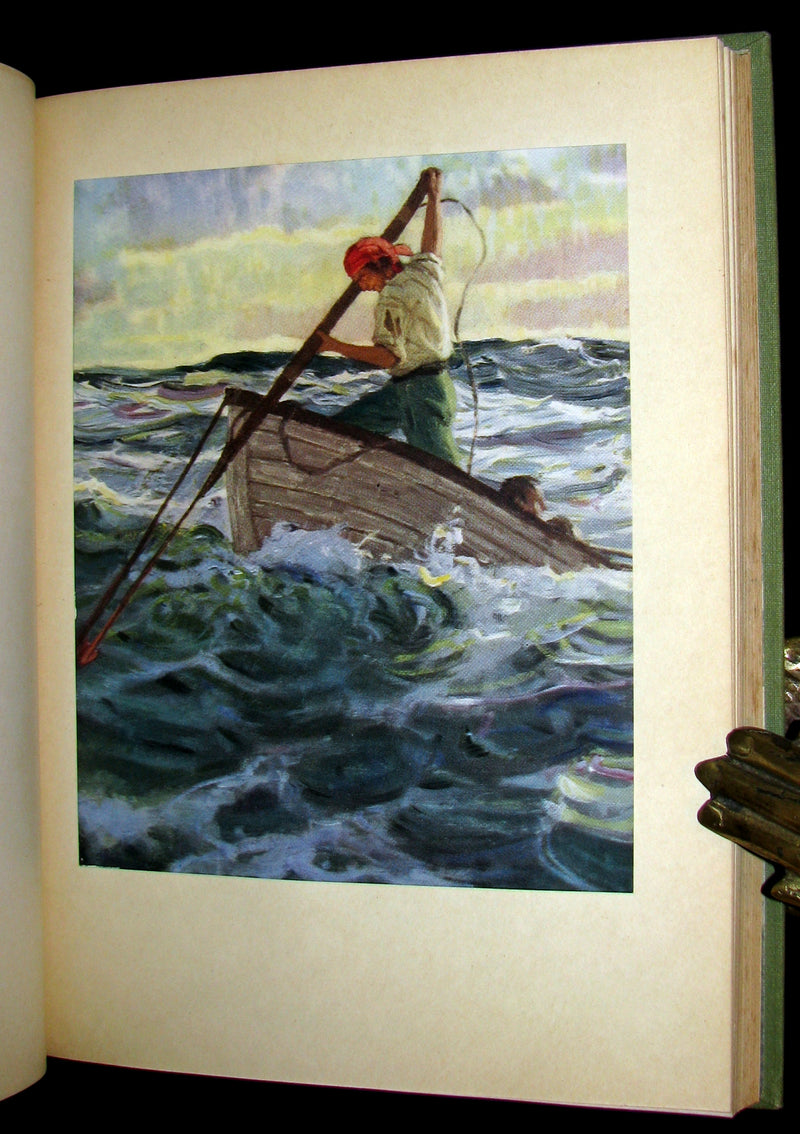 1930 Scarce Edition - MOBY DICK or The White Whale by Herman Melville illustrated by Mead Schaeffer.