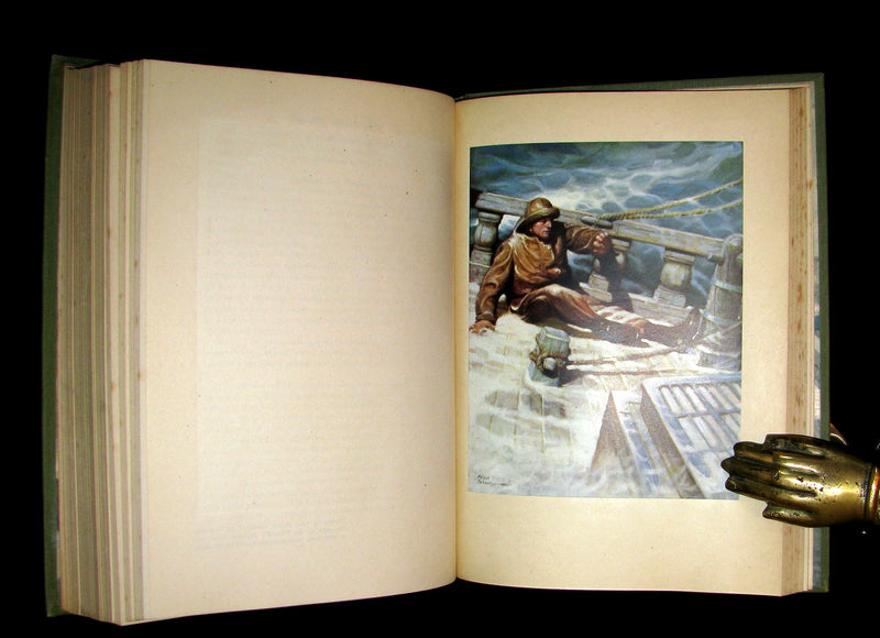 1930 Scarce Edition - MOBY DICK or The White Whale by Herman Melville illustrated by Mead Schaeffer.