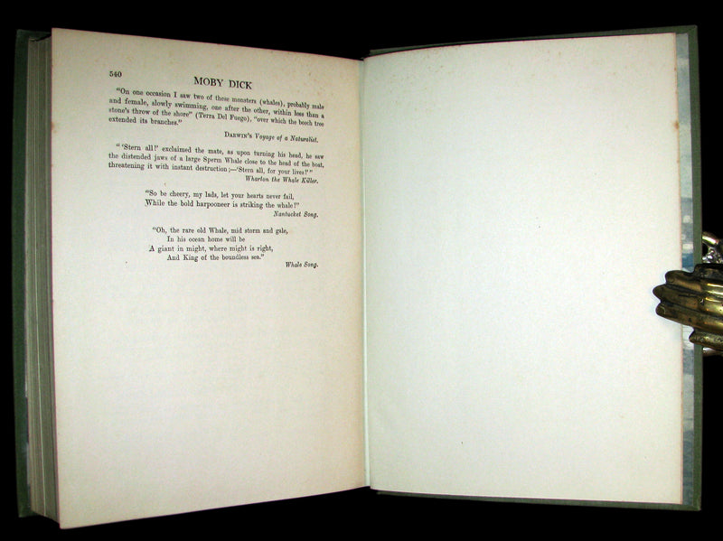 1930 Scarce Edition - MOBY DICK or The White Whale by Herman Melville illustrated by Mead Schaeffer.
