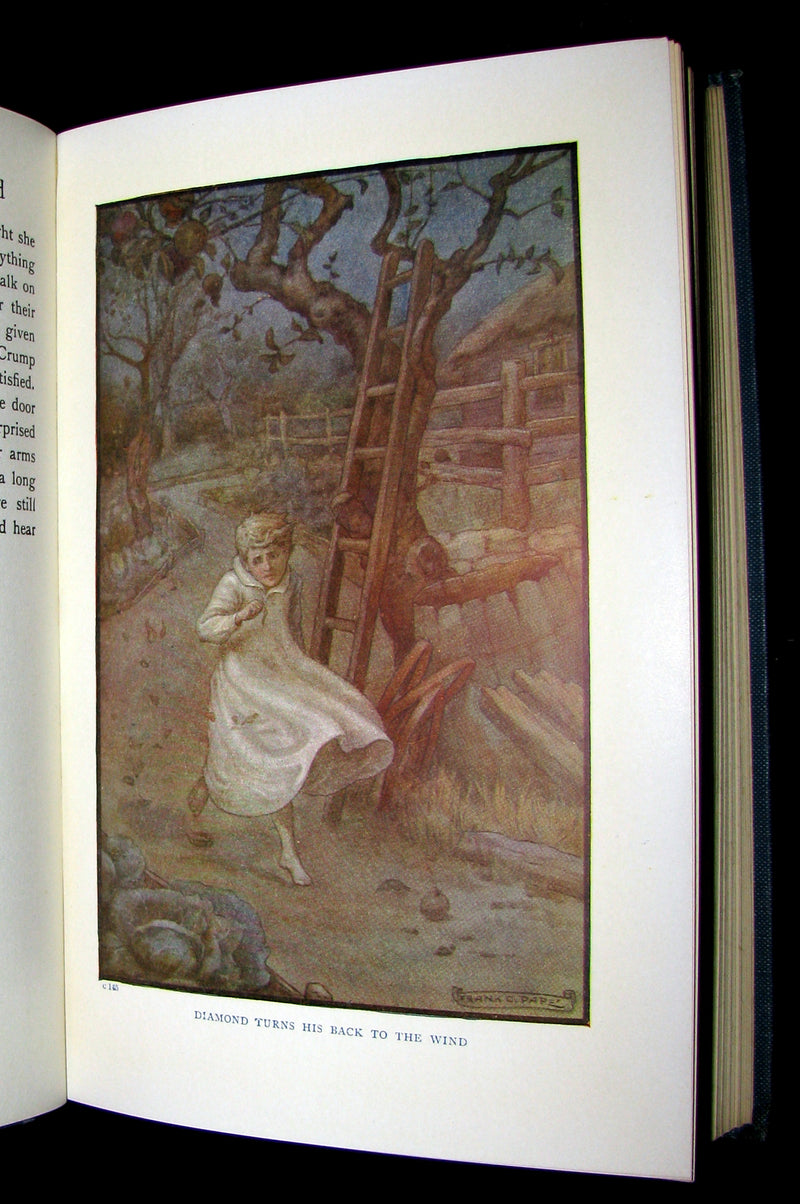 1911 Rare Edition - AT THE BACK OF THE NORTH WIND by George MacDonald. Illustrated.