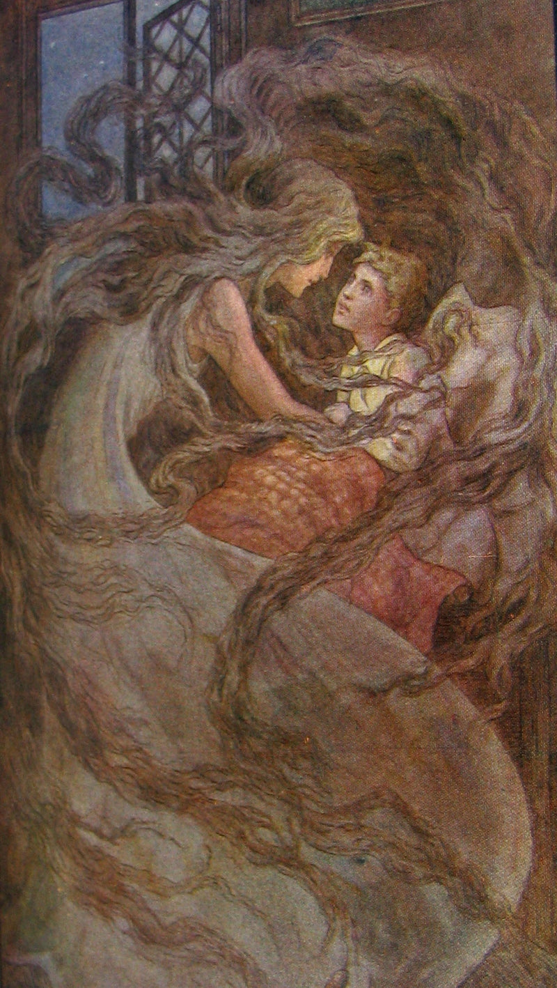 1911 Rare Edition - AT THE BACK OF THE NORTH WIND by George MacDonald. Illustrated.