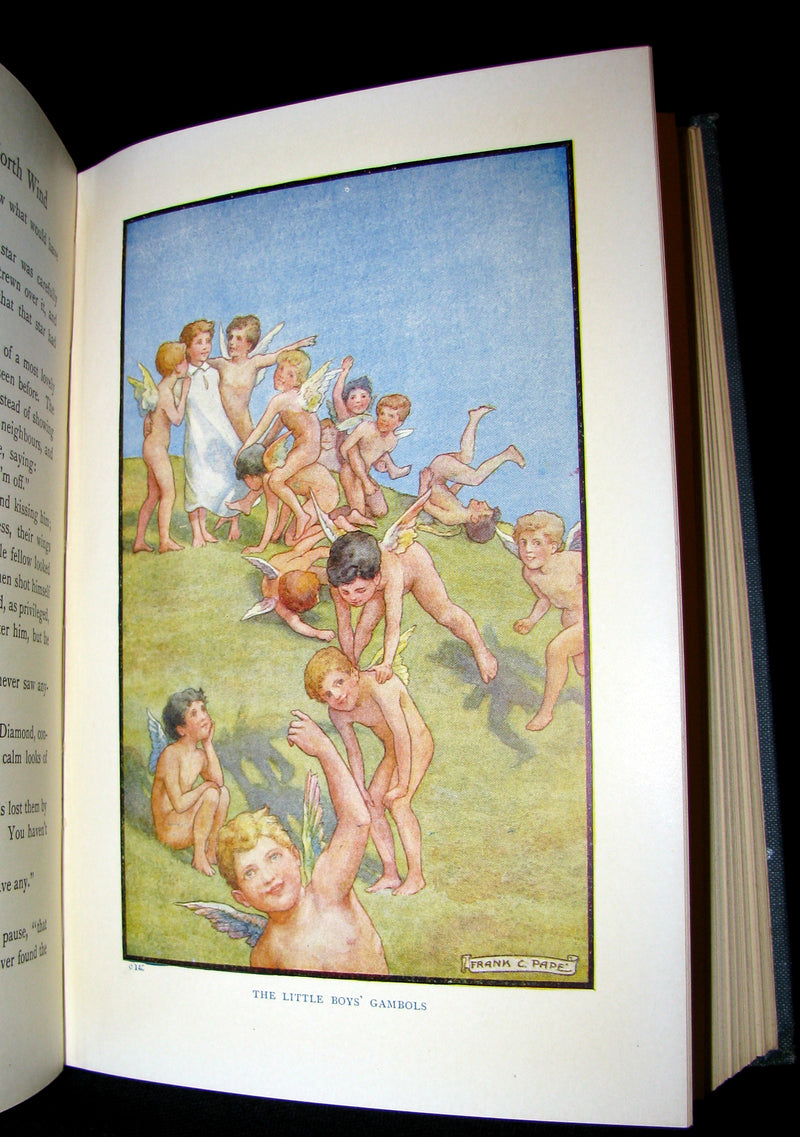 1911 Rare Edition - AT THE BACK OF THE NORTH WIND by George MacDonald. Illustrated.