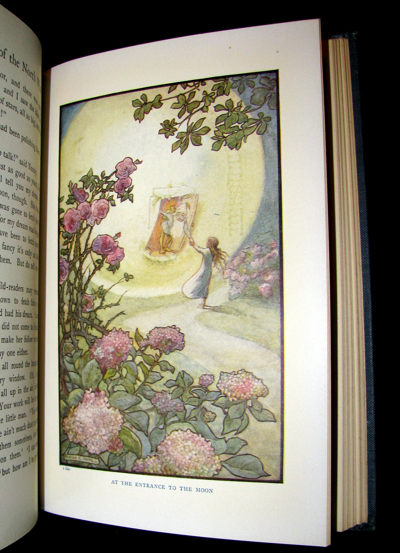 1911 Rare Edition - AT THE BACK OF THE NORTH WIND by George MacDonald. Illustrated.