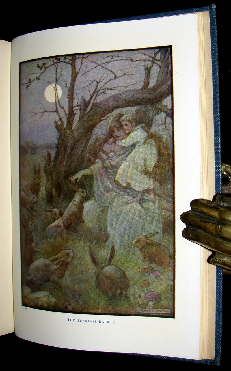 1911 Rare Edition - AT THE BACK OF THE NORTH WIND by George MacDonald. Illustrated.