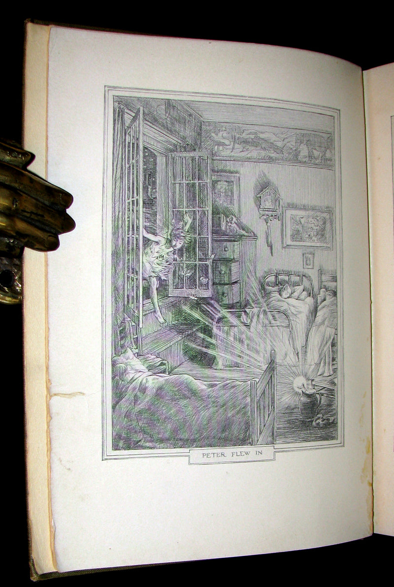 1911 Rare First Edition Book  - PETER PAN - Peter and Wendy by James Matthew Barrie.