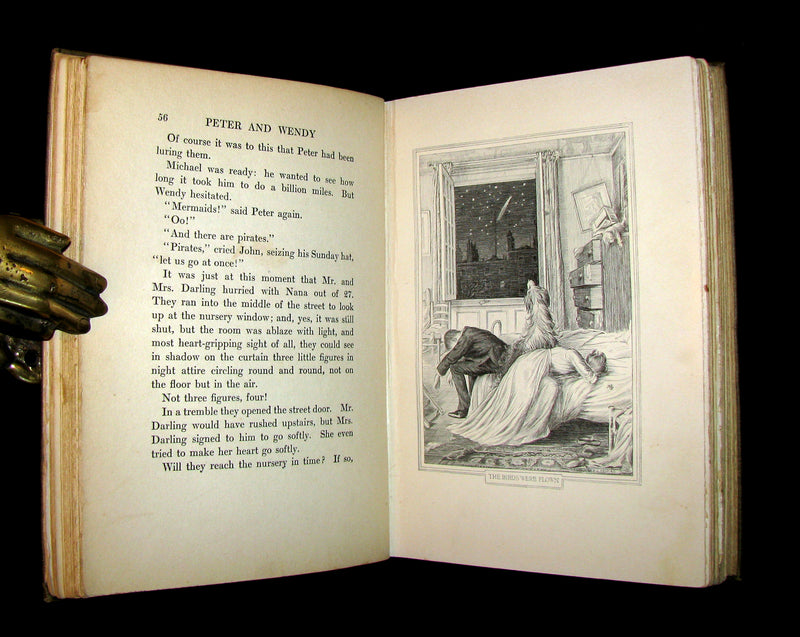 1911 Rare First Edition Book  - PETER PAN - Peter and Wendy by James Matthew Barrie.