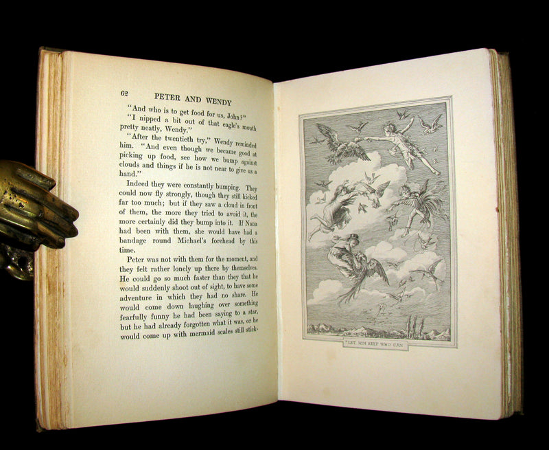 1911 Rare First Edition Book  - PETER PAN - Peter and Wendy by James Matthew Barrie.