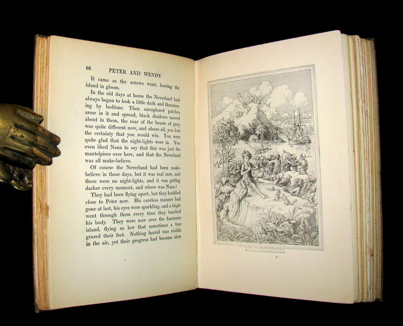 1911 Rare First Edition Book  - PETER PAN - Peter and Wendy by James Matthew Barrie.