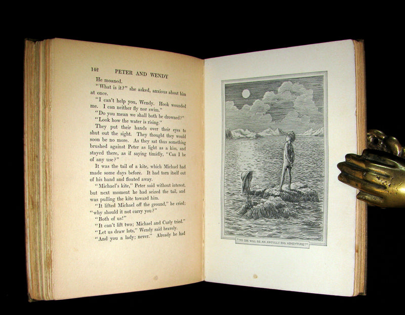 1911 Rare First Edition Book  - PETER PAN - Peter and Wendy by James Matthew Barrie.
