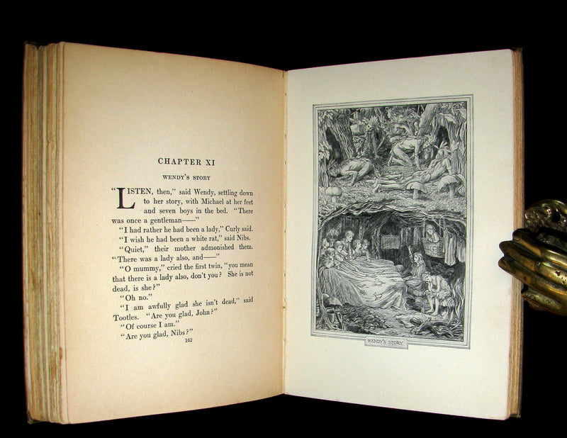 1911 Rare First Edition Book  - PETER PAN - Peter and Wendy by James Matthew Barrie.
