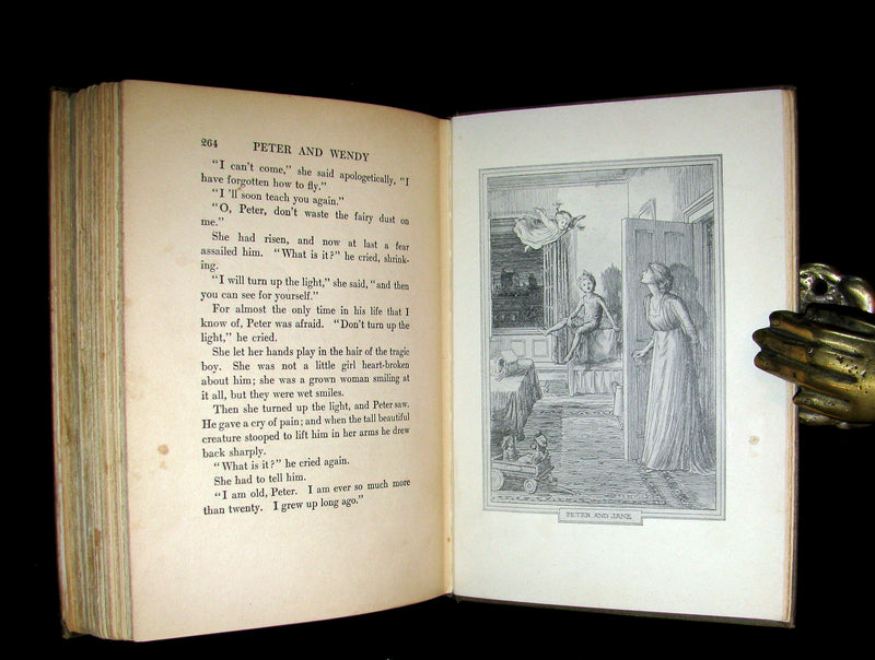 1911 Rare First Edition Book  - PETER PAN - Peter and Wendy by James Matthew Barrie.