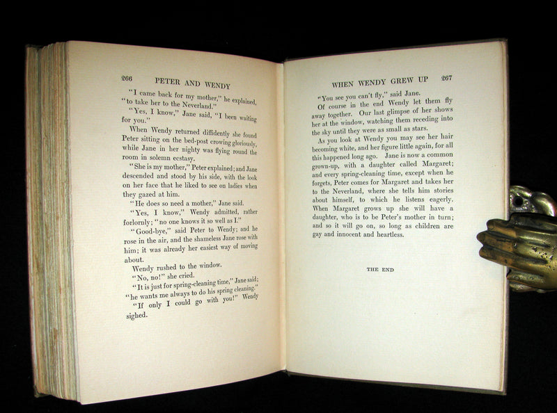 1911 Rare First Edition Book  - PETER PAN - Peter and Wendy by James Matthew Barrie.