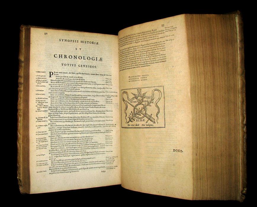 1630 Rare Latin Vellum Folio Book - Commentaries on the Pentateuch of Moses, By R. P. Cornelius a Lapide, Jesuit.