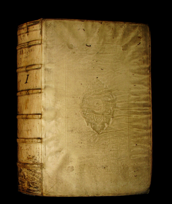 1630 Rare Latin Vellum Folio Book - Commentaries on the Pentateuch of Moses, By R. P. Cornelius a Lapide, Jesuit.