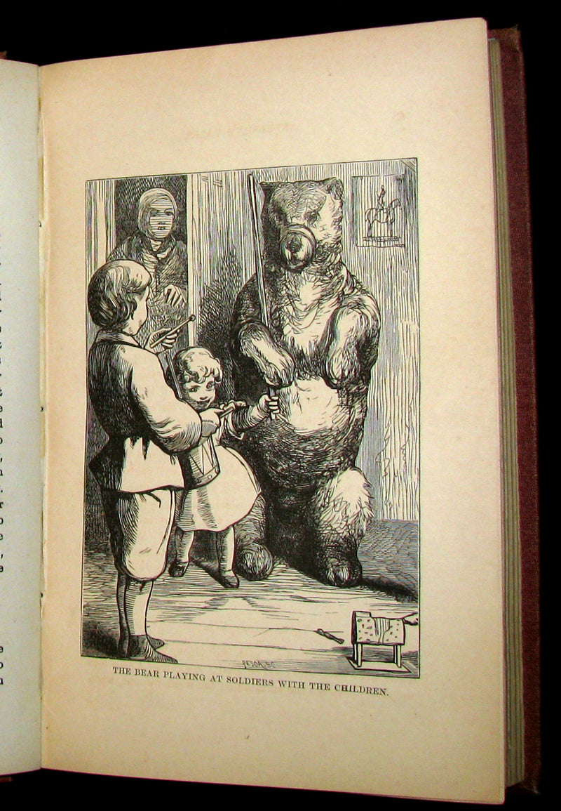 1872 Rare Book - Hans Christian Andersen - German FAIRY TALES illustrated.