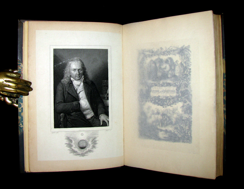 1839 Nice RIVIERE Binding - 1st Edition - PAUL and VIRGINIA by Bernardin De St Pierre.
