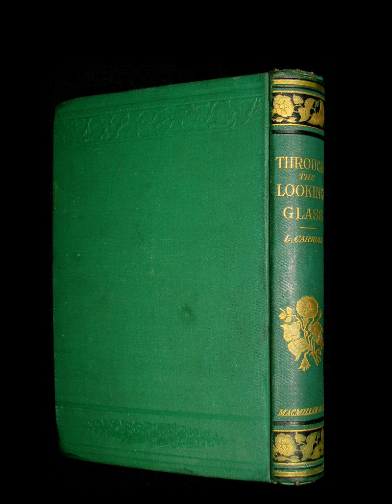 1889 Rare Book - Through the Looking-Glass, and What Alice Found There by Lewis Carroll.