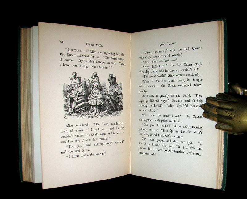 1889 Rare Book - Through the Looking-Glass, and What Alice Found There by Lewis Carroll.