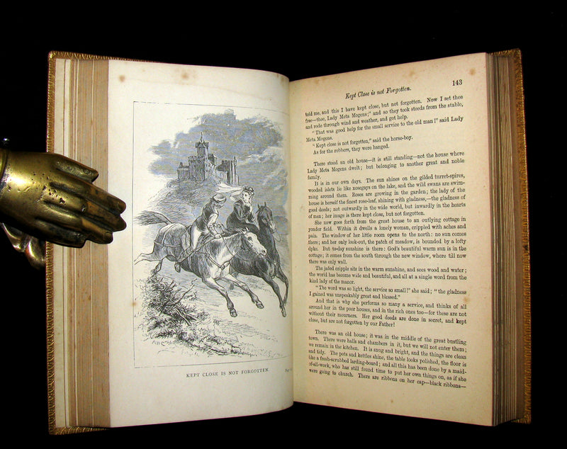 1884 Rare Victorian Edition - Hans Christian Andersen - FAIRY TALES and Sketches.