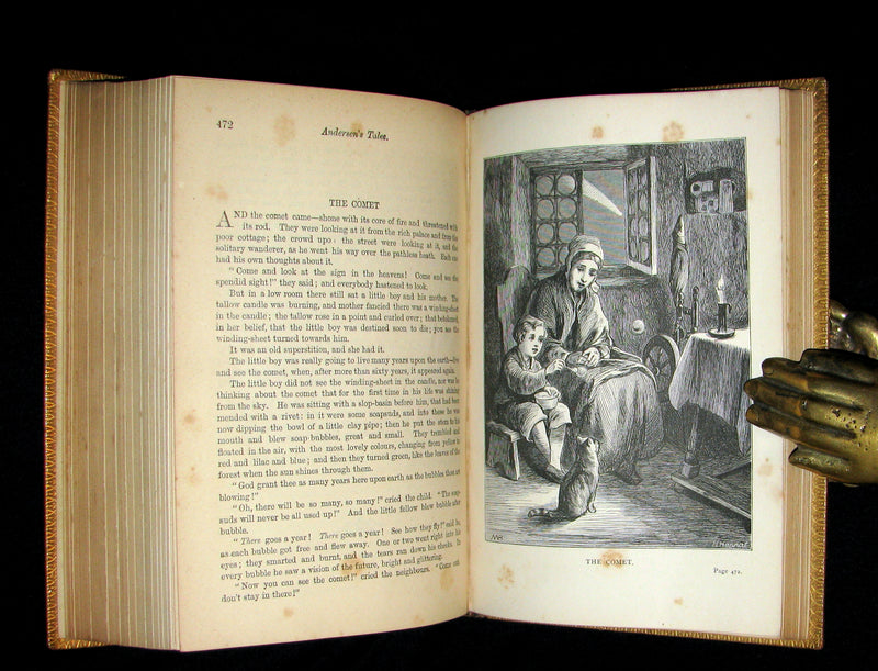 1884 Rare Victorian Edition - Hans Christian Andersen - FAIRY TALES and Sketches.