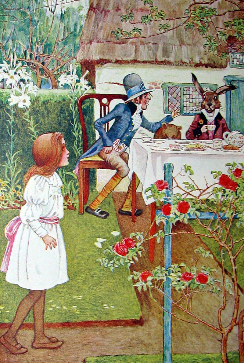 1907 Rare Book - Alice's Adventures in Wonderland Illustrated by Amy Millicent Sowerby. 1stED.