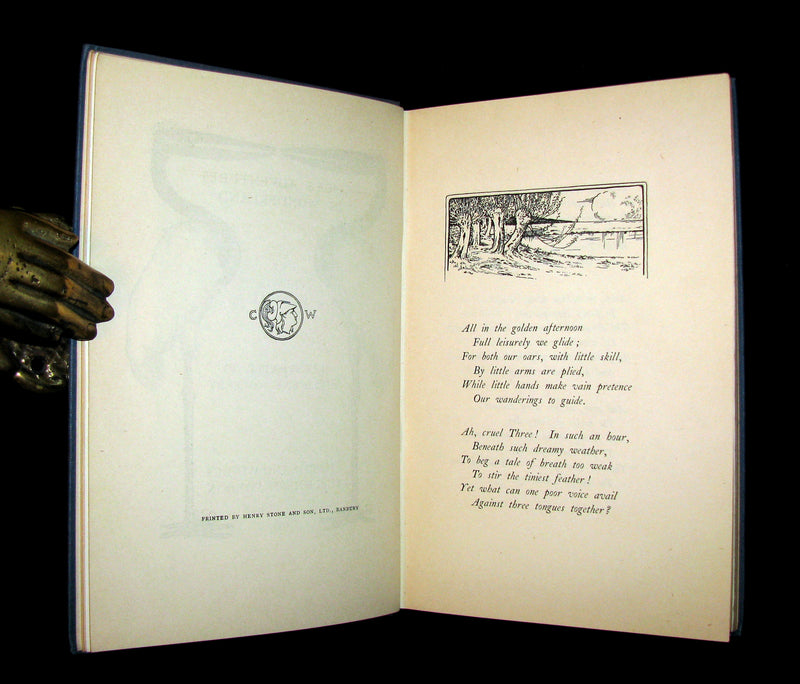 1907 Rare Book - Alice's Adventures in Wonderland Illustrated by Amy Millicent Sowerby. 1stED.