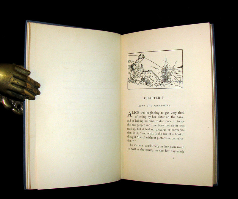 1907 Rare Book - Alice's Adventures in Wonderland Illustrated by Amy Millicent Sowerby. 1stED.