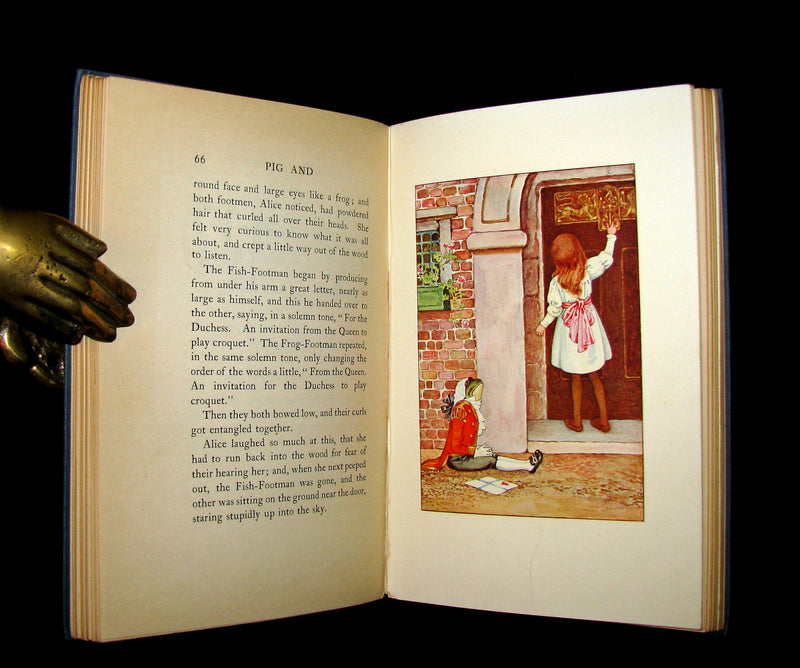 1907 Rare Book - Alice's Adventures in Wonderland Illustrated by Amy Millicent Sowerby. 1stED.