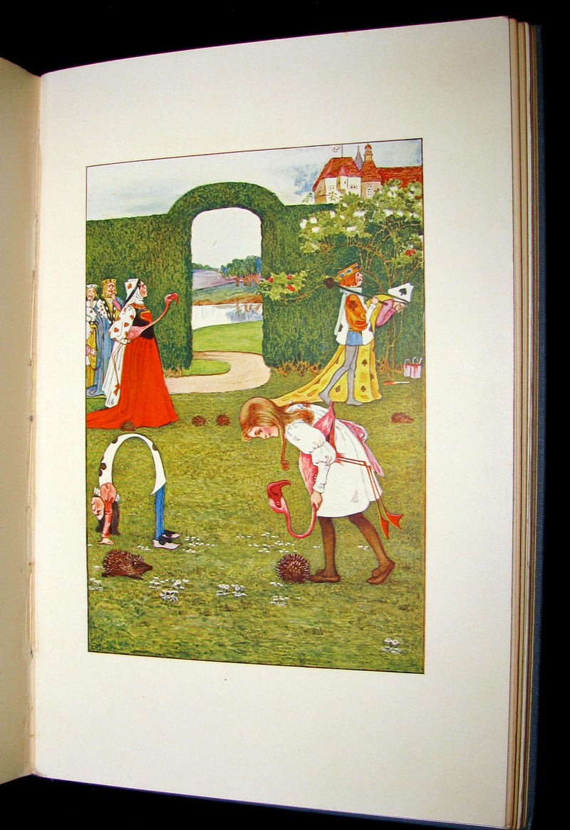 1907 Rare Book - Alice's Adventures in Wonderland Illustrated by Amy Millicent Sowerby. 1stED.
