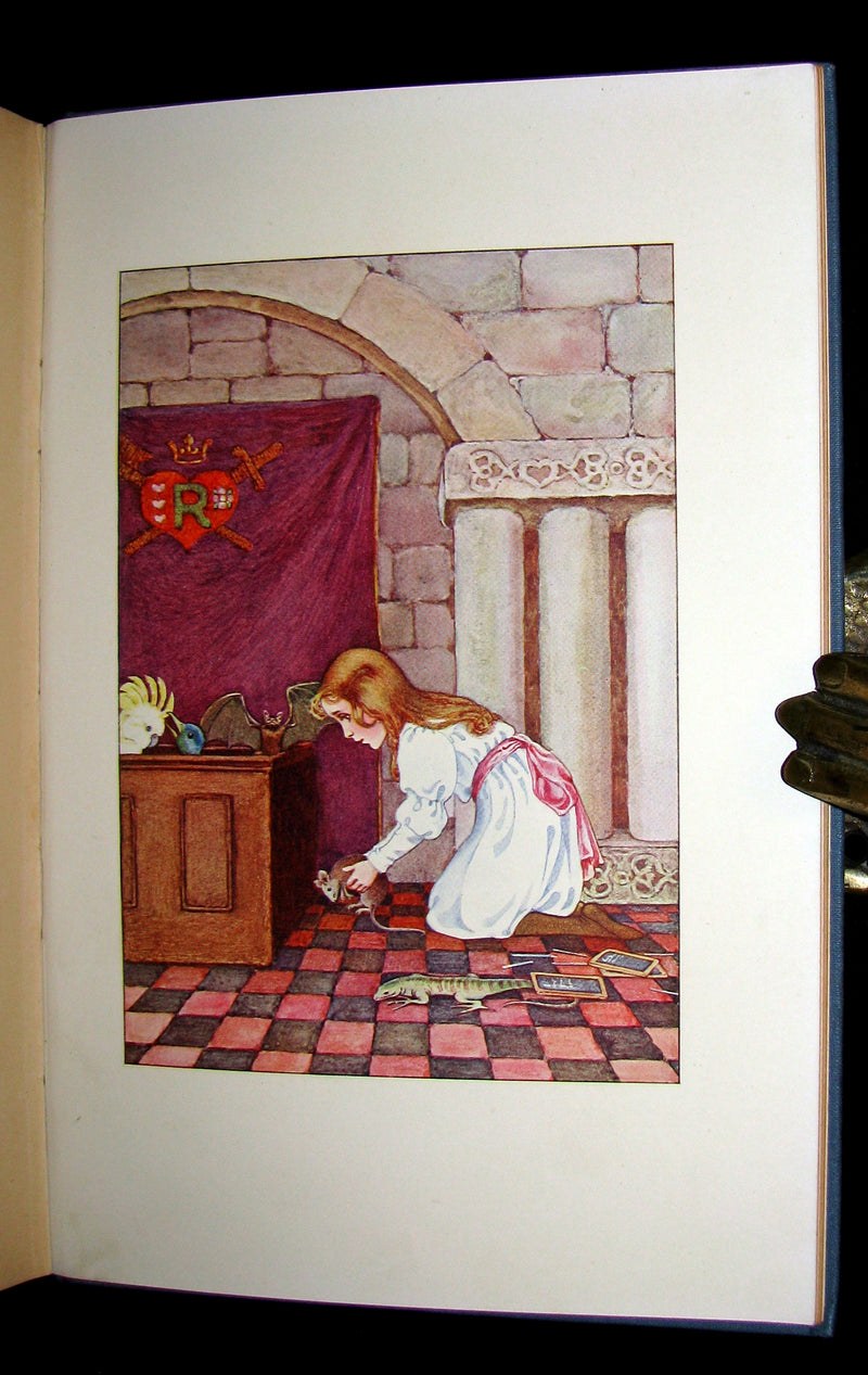 1907 Rare Book - Alice's Adventures in Wonderland Illustrated by Amy Millicent Sowerby. 1stED.