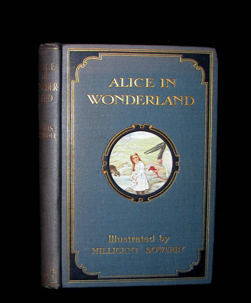 1907 Rare Book - Alice's Adventures in Wonderland Illustrated by Amy Millicent Sowerby. 1stED.