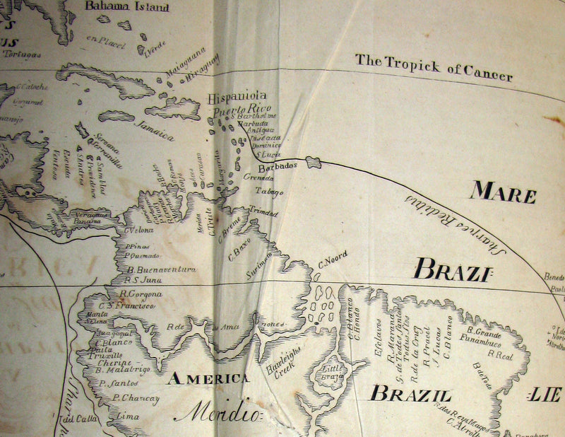 1853 Scarce Book - Pirates -The History Of The Buccaneers Of America. Illustrated & MAP.