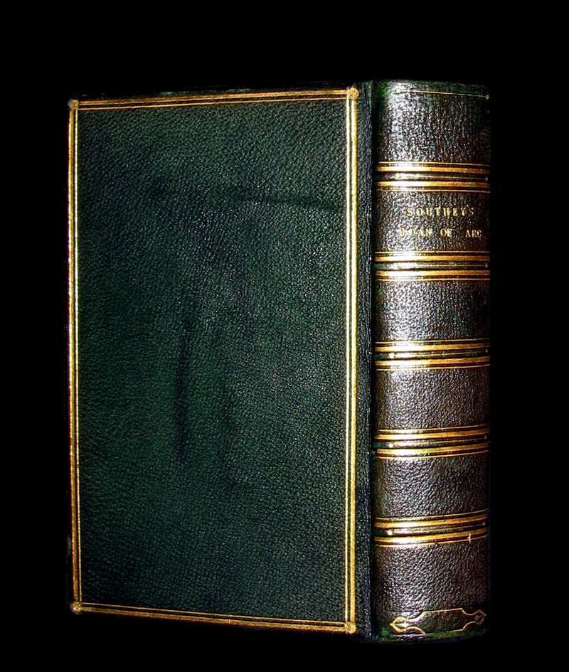 1854 Rare Victorian Book - JOAN OF ARC and Minor Poems, Ballads by Robert Southey. Illustrated.