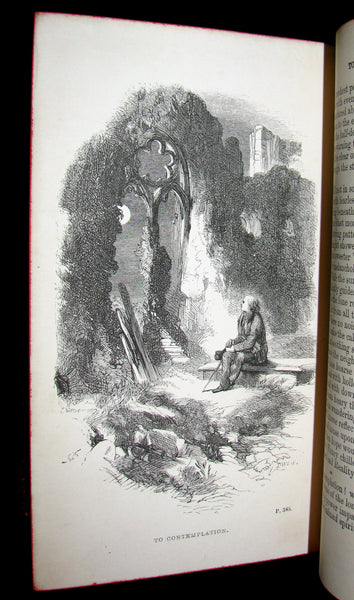 1854 Rare Victorian Book - JOAN OF ARC and Minor Poems, Ballads by Robert Southey. Illustrated.