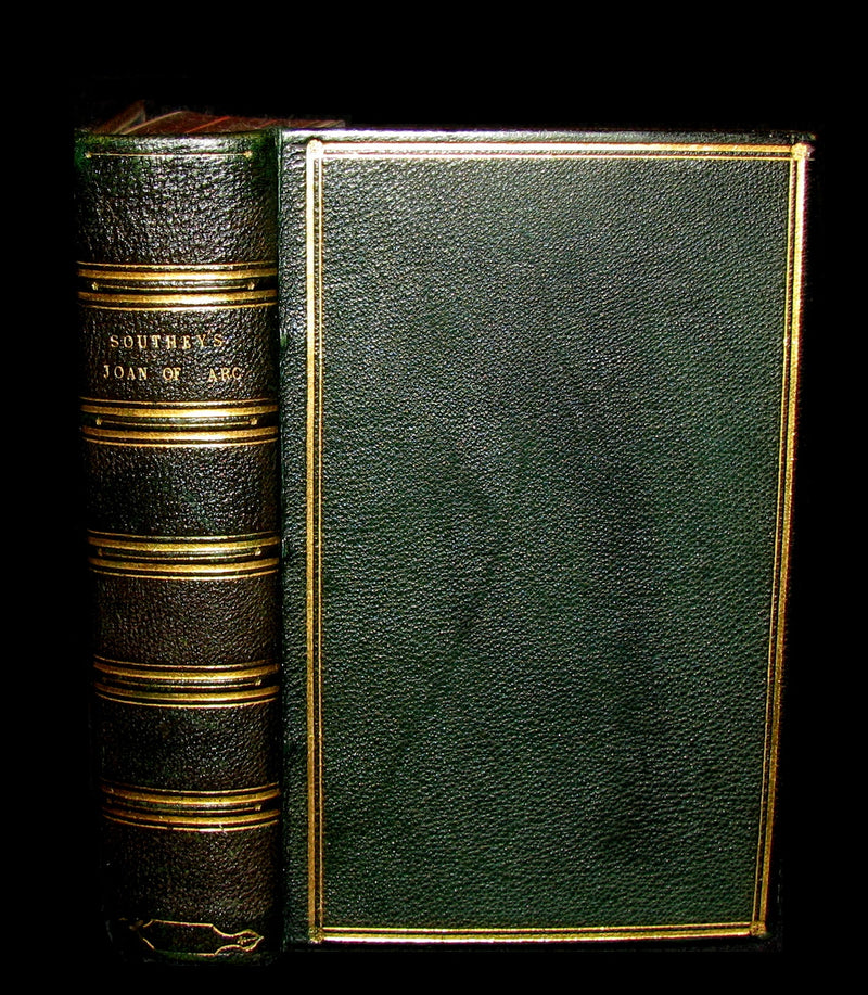 1854 Rare Victorian Book - JOAN OF ARC and Minor Poems, Ballads by Robert Southey. Illustrated.
