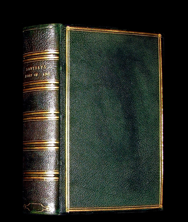 1854 Rare Victorian Book - JOAN OF ARC and Minor Poems, Ballads by Robert Southey. Illustrated.