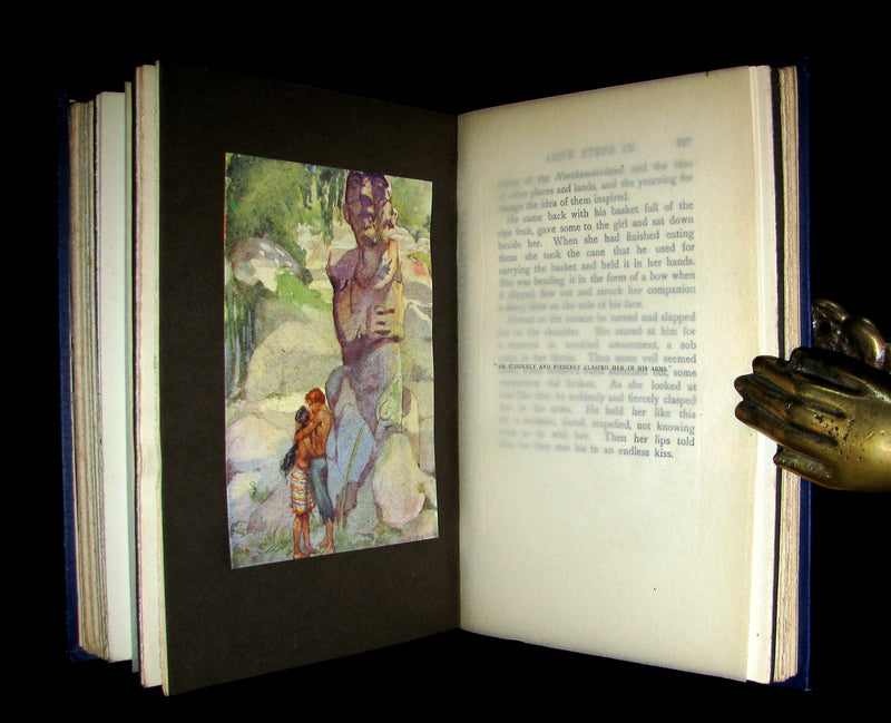 1910 Rare 1st Edition - The BLUE LAGOON by H. De Vere Stacpoole illustrated by Willy Pogany.