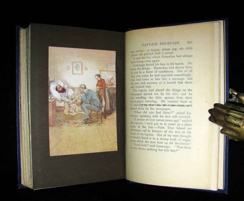 1910 Rare 1st Edition - The BLUE LAGOON by H. De Vere Stacpoole illustrated by Willy Pogany.