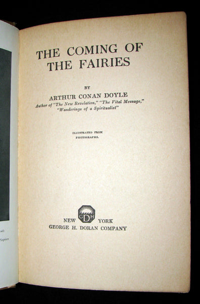 1922 Rare First Edition -  Cottingley FAIRIES - Arthur Conan DOYLE. The Coming of the Fairies.