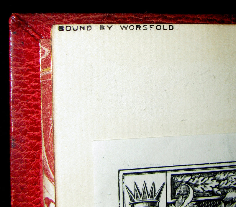 1849 Beautiful Worsfold Binding - FAIRY TALES and Romances by Count Anthony Hamilton.